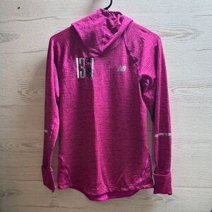 New balance Detroit 13.1 half marathon hot pink hoodie size M
